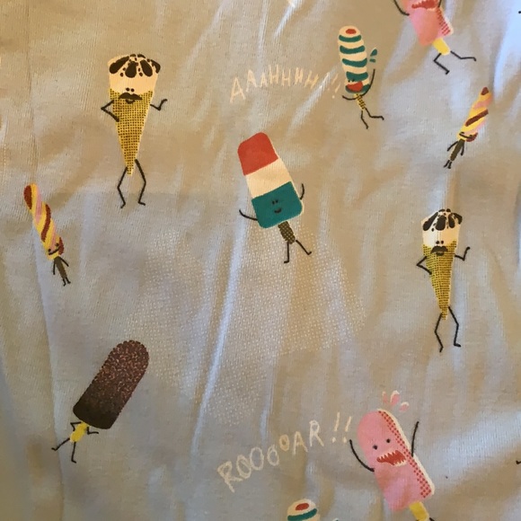 Kids Icecream Print Onesie PJ’s NWT by Arborist - Picture 6 of 6